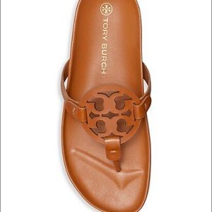 Tory Burch Miller Cloud Thong Sandals, Aged Camello size 9